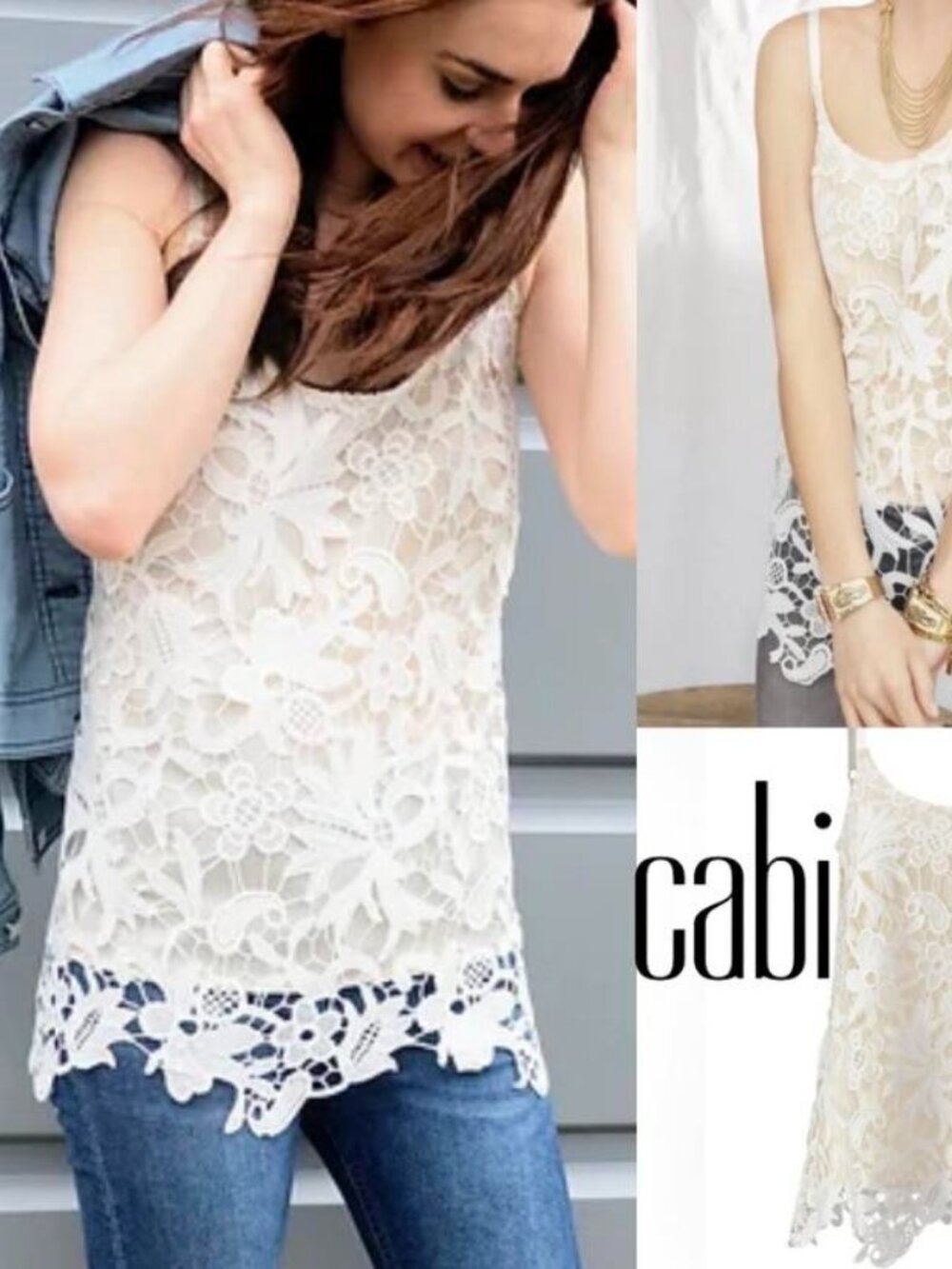 5254 Cabi Lace Tank